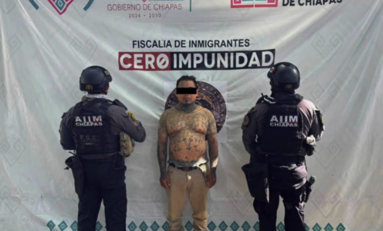Detienen en Tapachula a dos líderes de Barrio 18 y MS-13; uno amenazó al Presidente Bukele