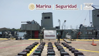 Frenan cargamento de 1.6 toneladas de cocaína en costas de Michoacán