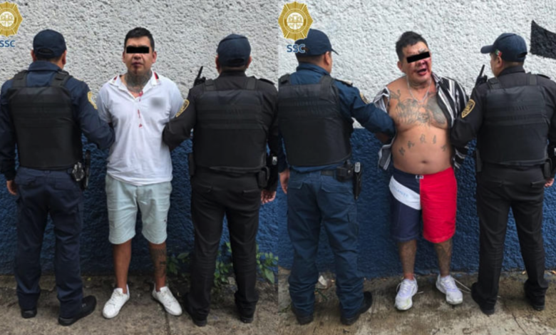 Vendedor de caldos denuncia cobro de 3 mil pesos; detienen a dos sospechosos