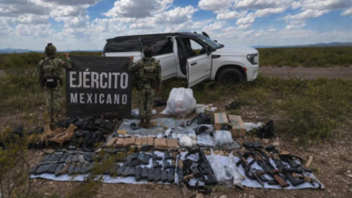 Caen cuatro en Durango con 12 armas y más de seis kilos de marihuana