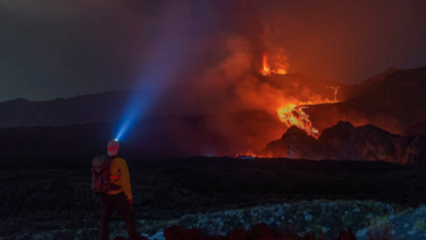 Tragedia en volcán europeo: turista de EU pierde la vida tras ser alcanzado por un rayo