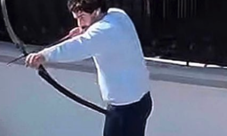 VIDEO | Hombre lanza flechas contra vecinos y se enfrenta a policías en Tijuana