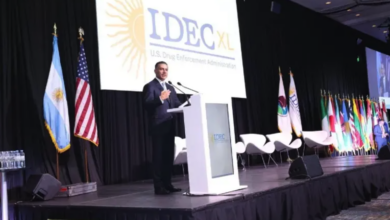 Harfuch expone estrategia de seguridad de México durante cumbre de la DEA