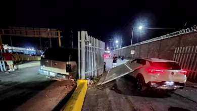 Mujer presuntamente ebria derriba portón del Puente Libre en Ciudad Juárez