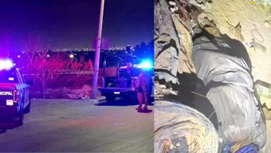Localizan cuerpo envuelto en plástico y cobijas bajo un puente en Ciudad Juárez