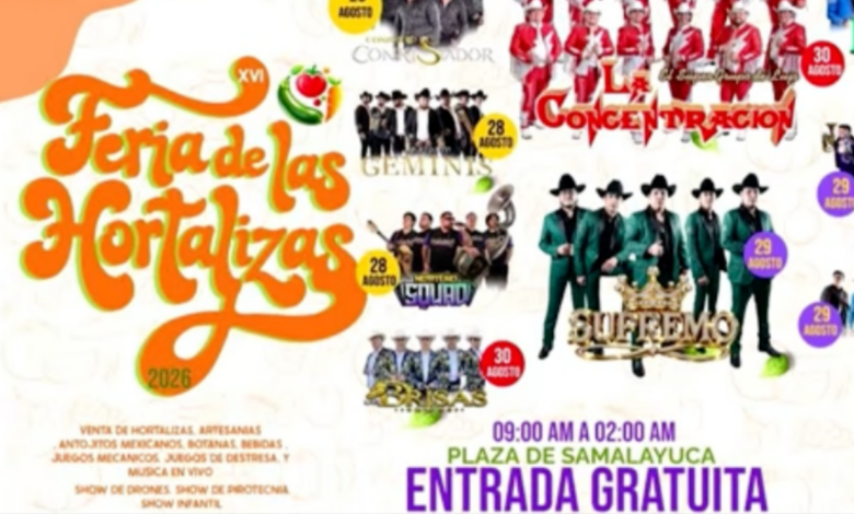 Feria de las Hortalizas impulsa el comercio local en Samalayuca