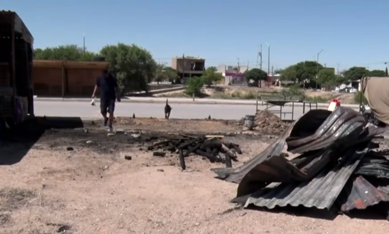Incendio intencional afecta puestos de comerciantes en Finca Bonita