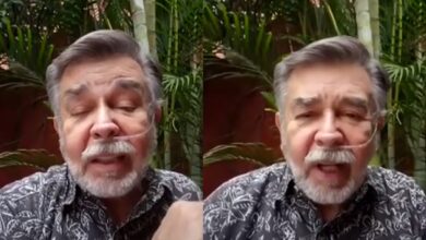 Jorge Ortiz de Pinedo utiliza una cánula nasal durante su tratamiento contra la EPOC
