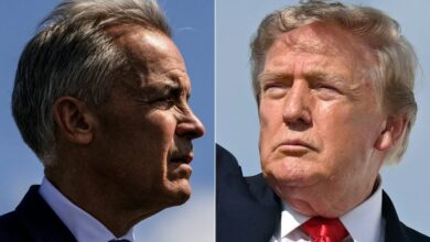 Mark Carney, primer ministro de Canadá, y Donald Trump durante eventos oficiales
