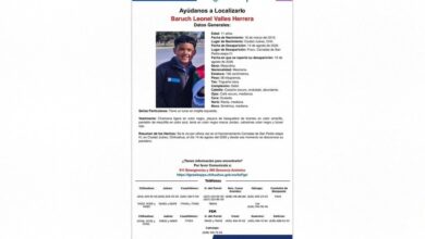 Ficha de búsqueda de Baruch Leonel Valles Herrera, niño de 11 años desaparecido en Ciudad Juárez