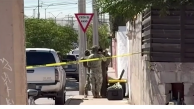 Retiran artefacto explosivo casero de calles de Praderas de Los Álamos