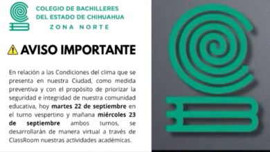 Suspenden clases presenciales en Ciudad Juárez por condiciones climáticas