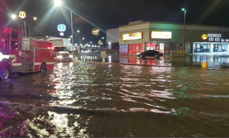 Lluvias mantienen cierres preventivos en 13 puntos de Ciudad Juárez