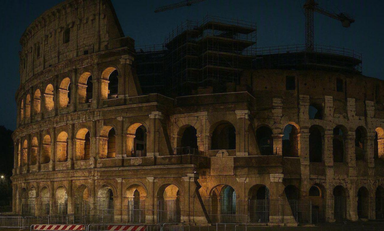 Coliseo de Roma cierra tras mue.rte de trabajador de 22 años
