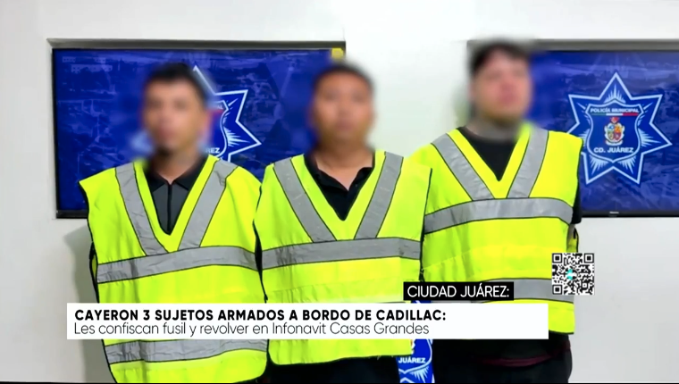Cayeron 3 sujetos ar.mados a bordo de Cadillac