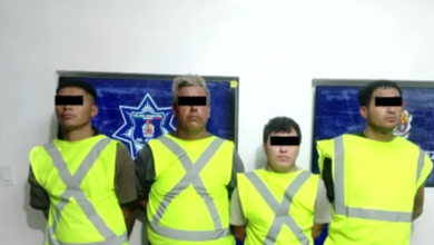 Detienen a cuatro por intentar ro.bar cableado en El Granjero