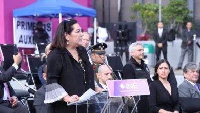 INE defiende el uso del lila en su nueva identidad institucional
