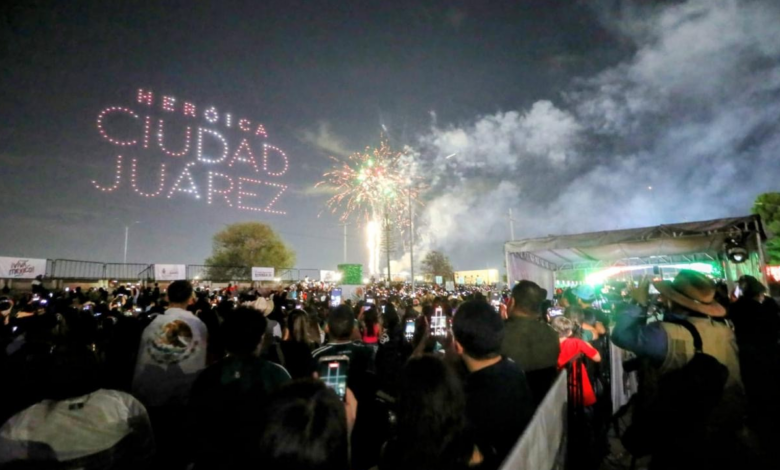 Cerca de 40 mil juarenses celebran la Independencia en El Chamizal