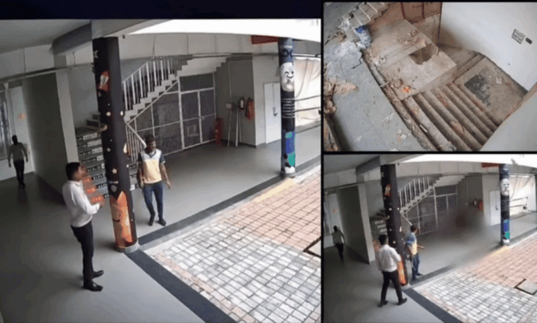 Pintor mue.re tras caer de tercer piso de una escuela en India