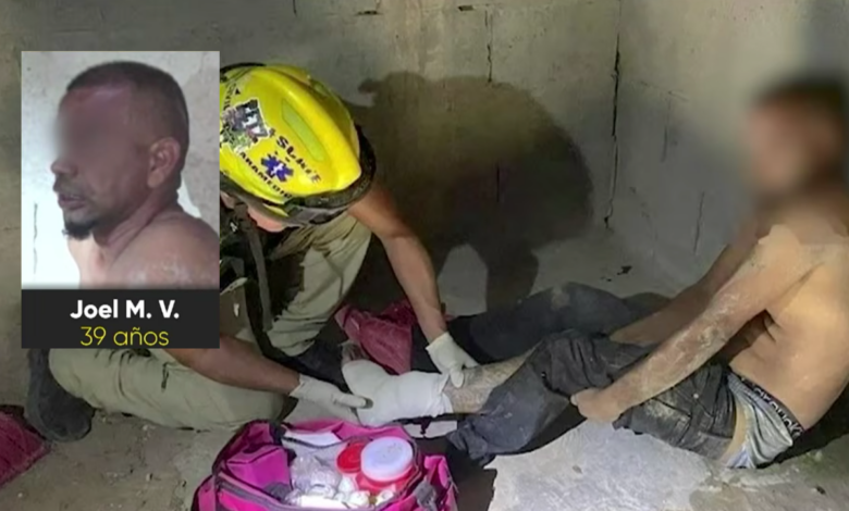 Detienen a hombre tras caer de un muro al intentar huir de “sombras” en Ciudad Juárez