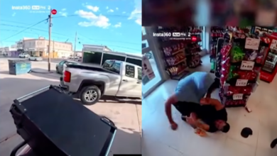 Pelea por aparente malentendido vial termina dentro de un Oxxo en Ciudad Juárez