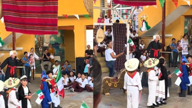 Niño confunde a la Virgen con “La Rosa de Guadalupe” durante el Grito