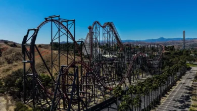 Montaña rusa X2 de Six Flags Magic Mountain en California