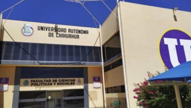 Instalaciones de la UACH campus Juárez durante la suspensión de clases presenciales por condiciones climáticas