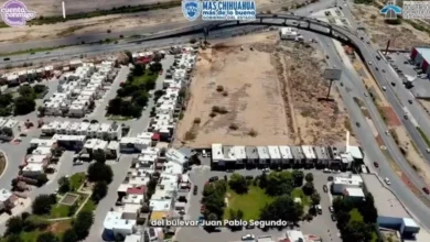Diseño del paso a desnivel proyectado en Juan Pablo II y Francisco Villarreal Torres en Ciudad Juárez