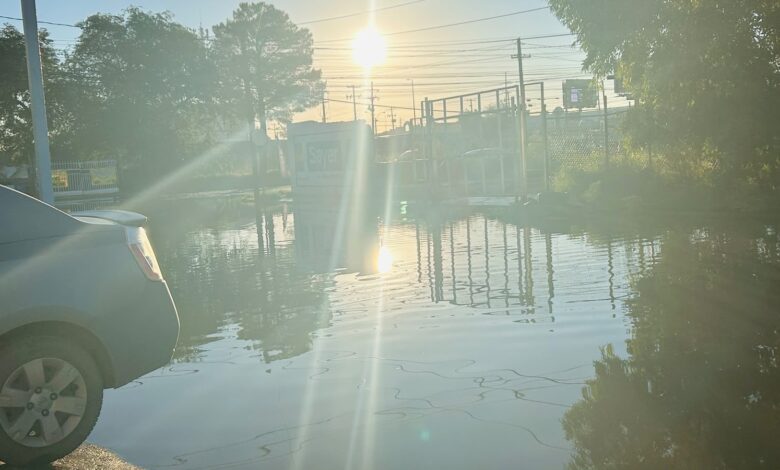 Así amaneció el sector del Puente Zaragoza tras las lluvias