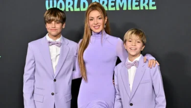Shakira y Gerard Piqué durante una aparición pública antes de su separación