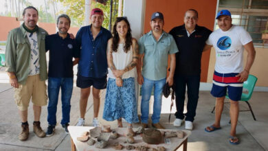 Revela el oleaje noventa piezas arqueológicas prehispánicas en playas de Colima