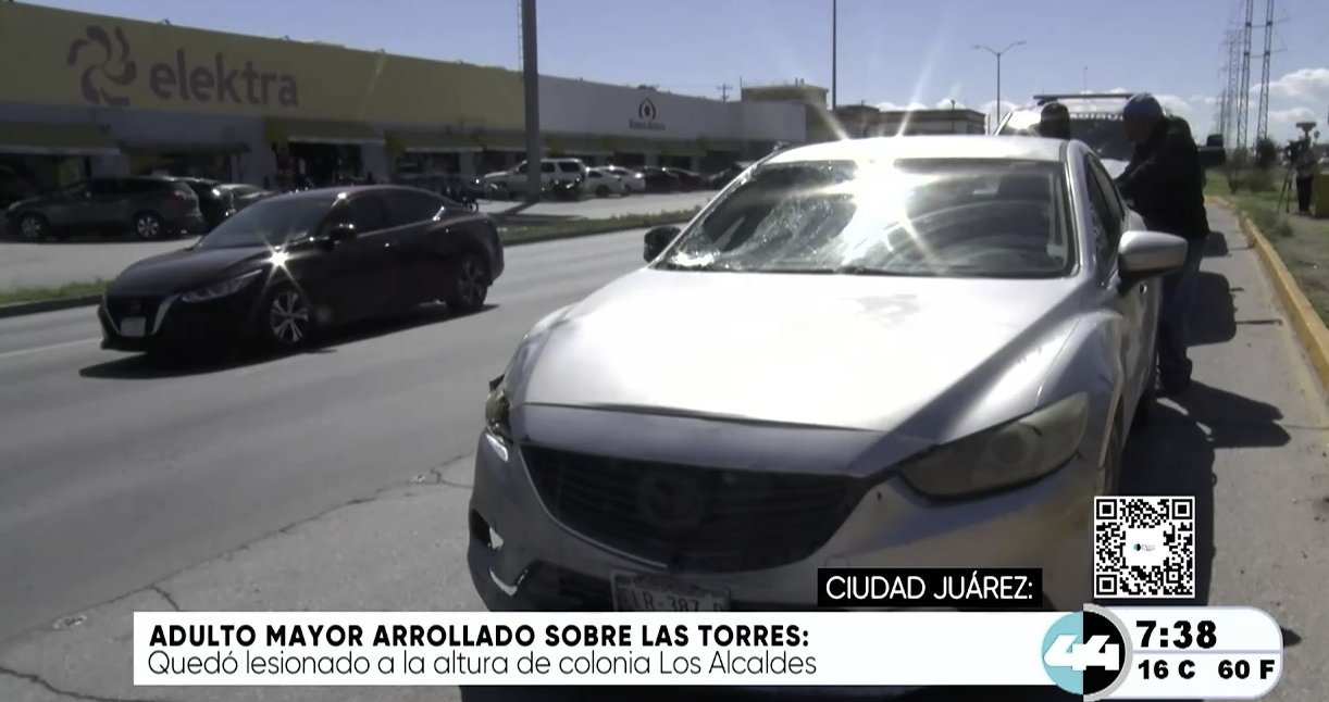 Adulto mayor arro.llado sobre Las Torres – El Canal de las Noticias Digital