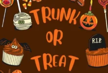 Evento Trunk or Treat organizado por la Policía de El Paso para Halloween