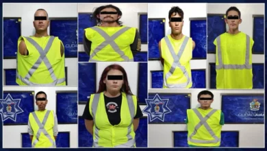 Unidad de la Policía Municipal durante un operativo en Ciudad Juárez