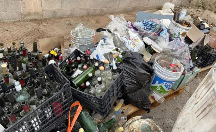 Punto Limpio de la Dirección de Ecología en Ciudad Juárez para recibir tiliches y materiales reciclables