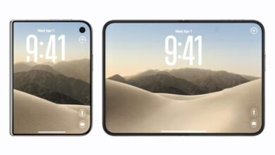 iPhone Duo plegable y costos estimados de reparación sin AppleCare Plus