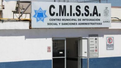 Agente de Seguridad Vial durante labores de vigilancia en Ciudad Juárez