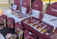 Entrega de mochilas y útiles escolares a estudiantes de nivel básico en Ciudad Juárez