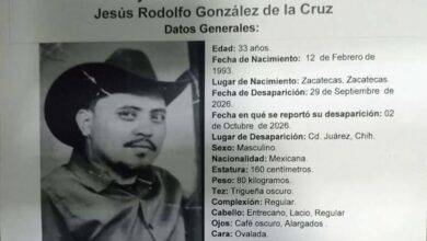 Jesús Rodolfo González de la Cruz, reportado como desaparecido en Ciudad Juárez
