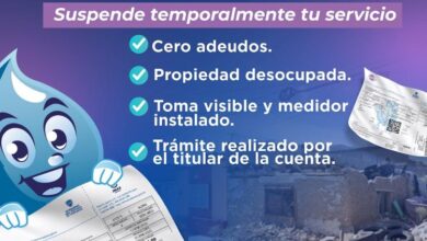 Medidor de agua de una vivienda deshabitada en Ciudad Juárez